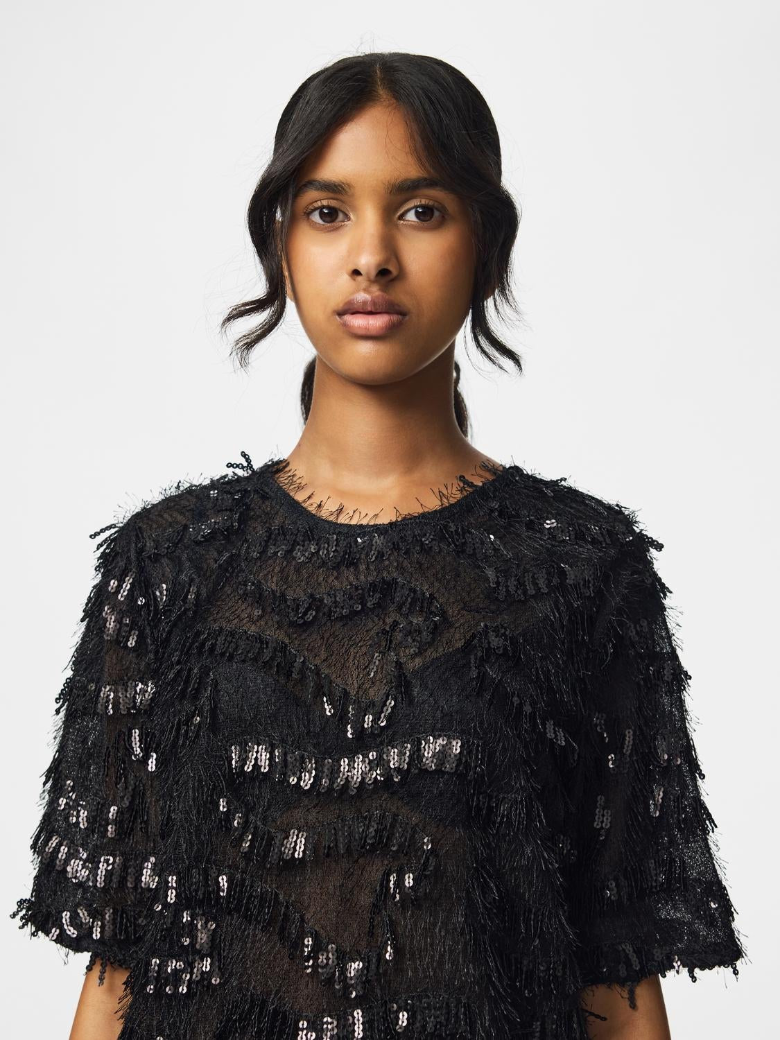 PCERUN T-shirt - Black - VERO MODA & VILA Bergvik